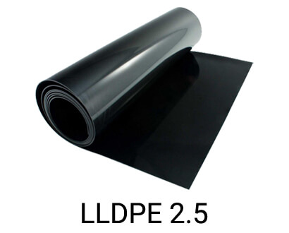 Геомембрана LLDPE (ЛПЭВД) толщиной 2.5 мм